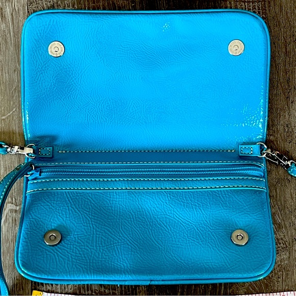 Nine West Ocean Blue Shoulder Bag - Picture 2 of 11